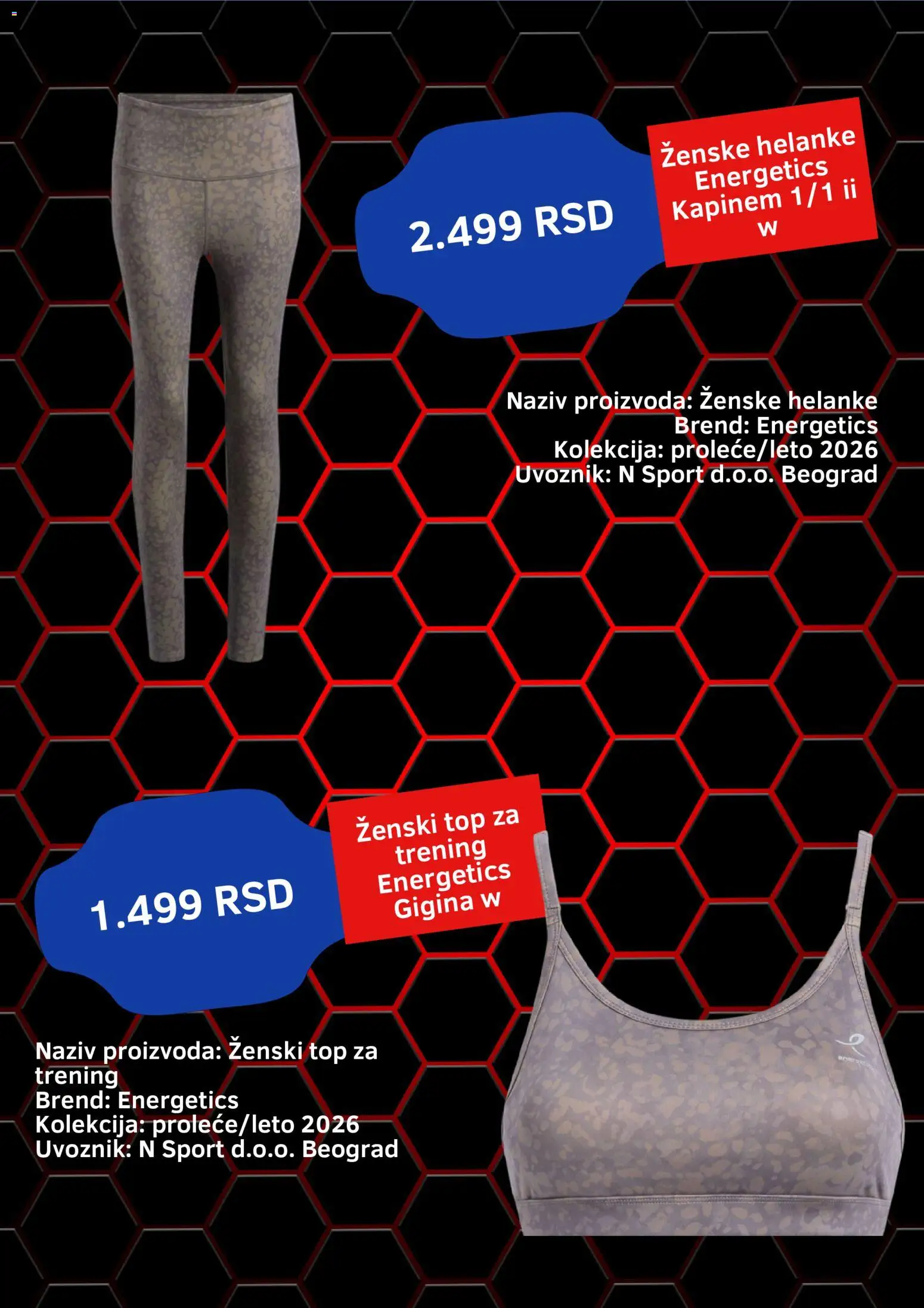 Intersport katalog - važi od 01.04.2026 | Strana: 5 | Proizvode: Helanke