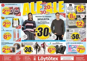 Löytötex-mainoslehti voimassa 14.01.2026 alkaen