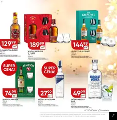 Pogląd oferty "Chata Polska Gazetka - Mocna Oferta" - ważna od 16.12.2025 | Strona: 7 | Produkty: Wódka Absolut, Jameson, Vodka, Wódka