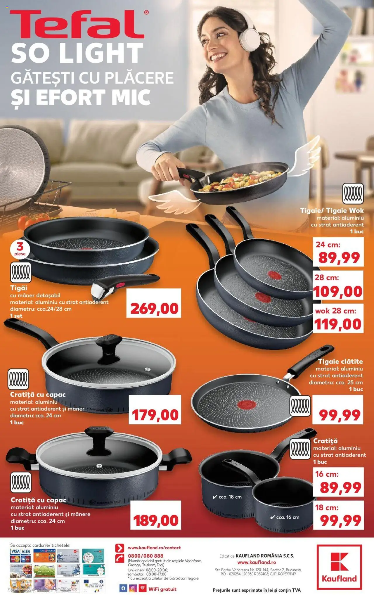 Noul catalog Kaufland – valabil de la 01.10.2025 | Pagină: 30 | Produse: Tigaie, Cratiță, Mâner, Clătite