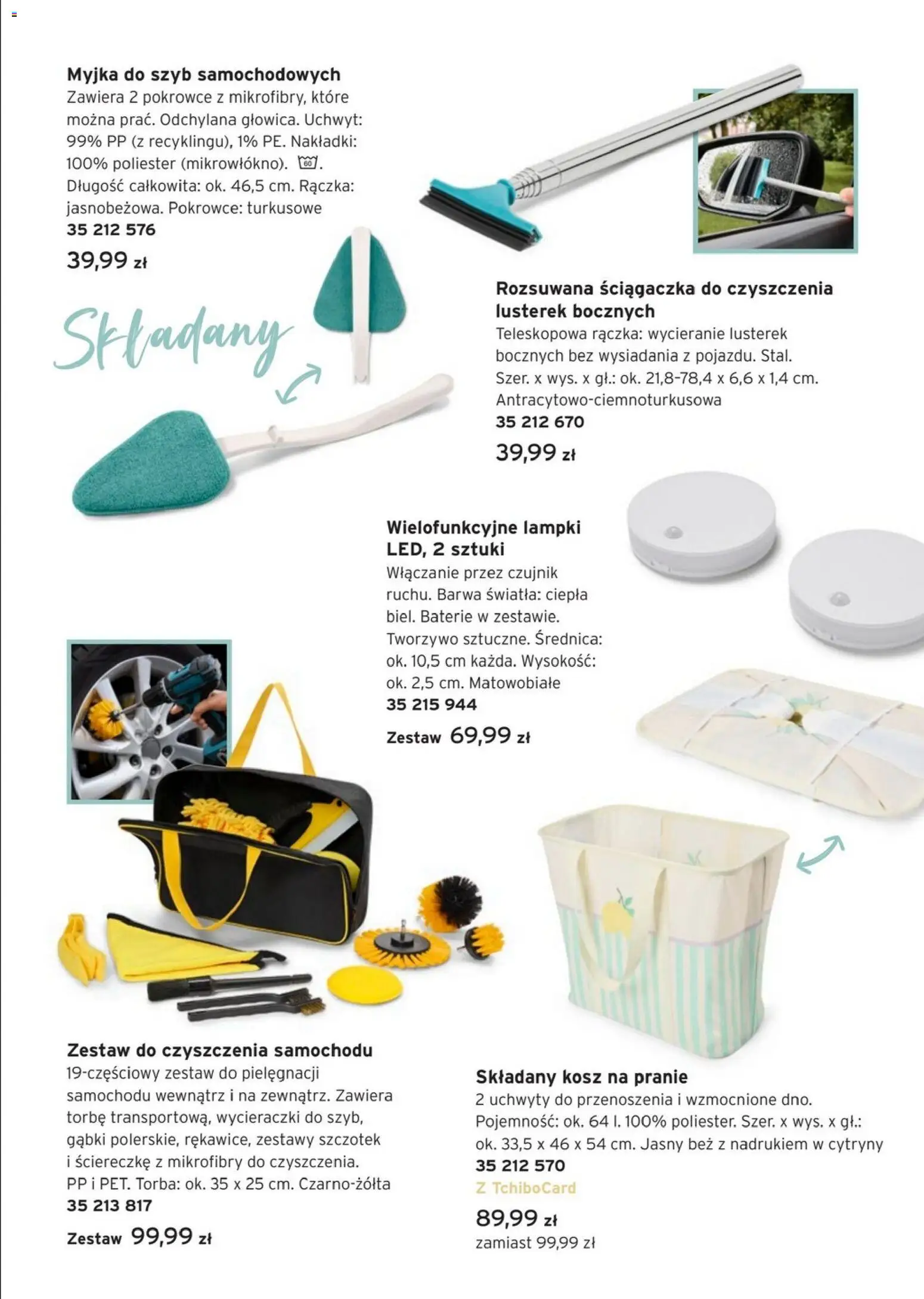 Tchibo promocje od 13.01.2026 | Strona: 14 | Produkty: Lampki, Baterie, Cytryny, Kosz na pranie