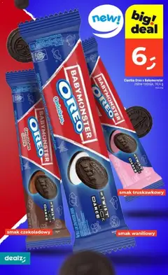 Pogląd oferty "Dealz Gazetka" - ważna od 26.02.2026 | Strona: 14 | Produkty: Sandwich, Ciastka Oreo, Ciastka