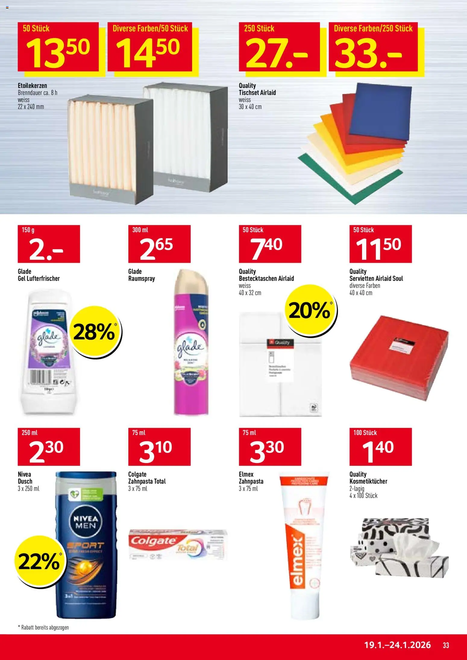 Prodega Aktionen – gültig ab 19.01.2026 | Seite: 33 | Produkte: Zahnpasta