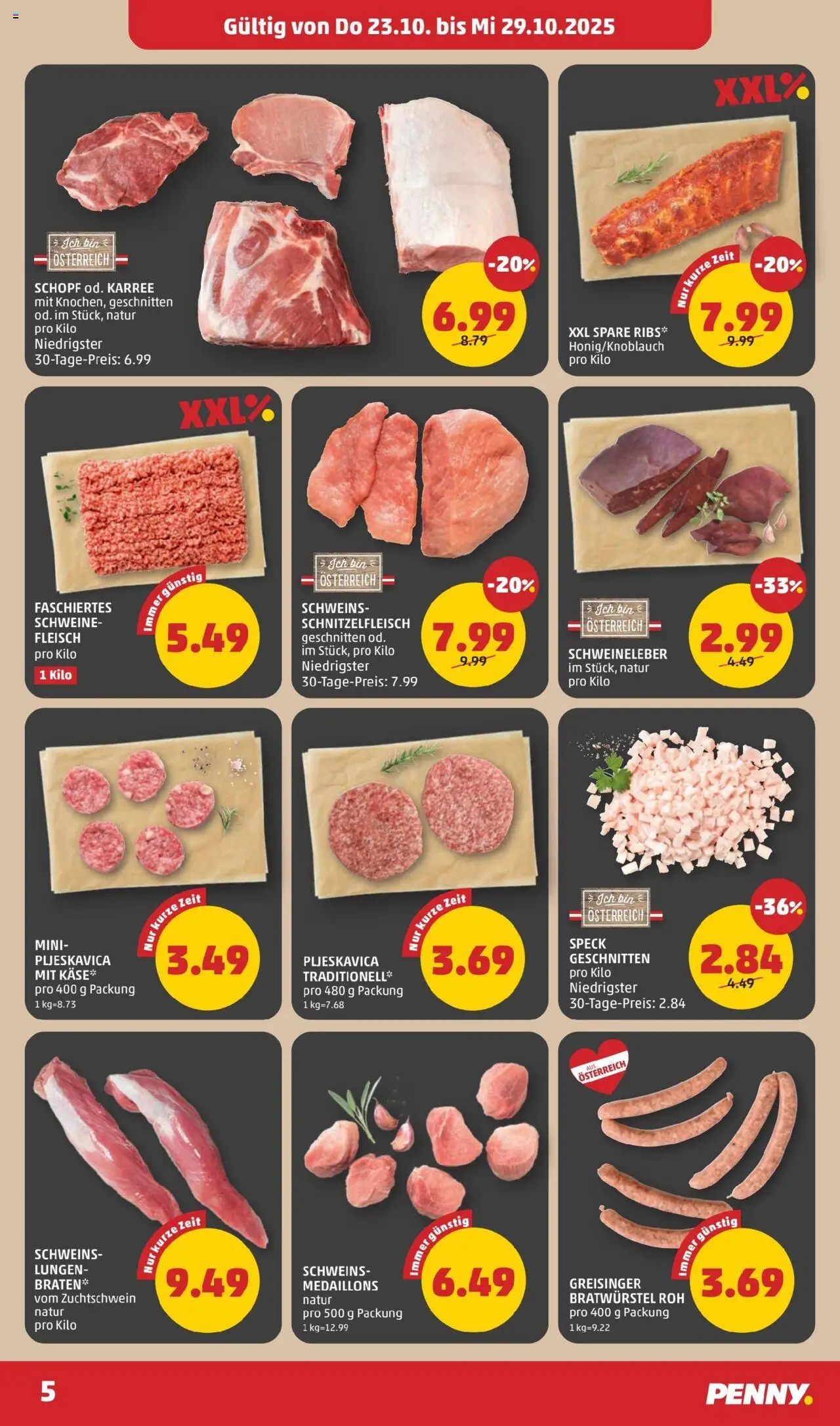 Penny Markt Flugblatt gültig ab 23.10.2025 | Seite: 5