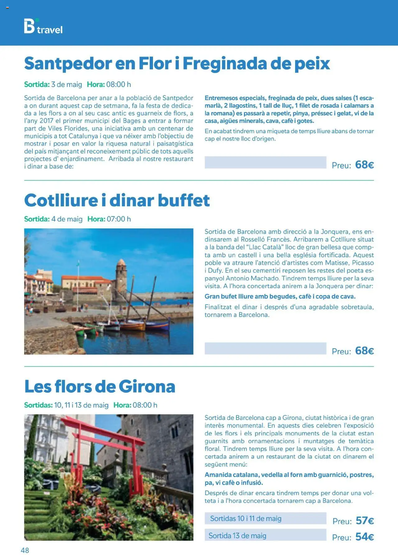 B the travel brand Viatges i Excursions │ válido desde el 01.05.2025 | Página: 48 | Productos: Café