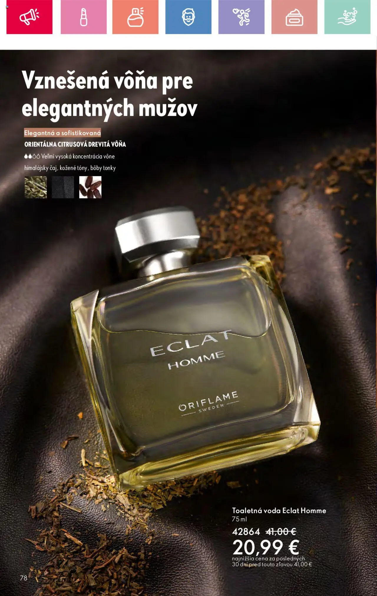 Katalóg Oriflame 10 2025 │ platný od 06.07.2025 | Strana: 78 | Produkty: Toaletná voda, Voda