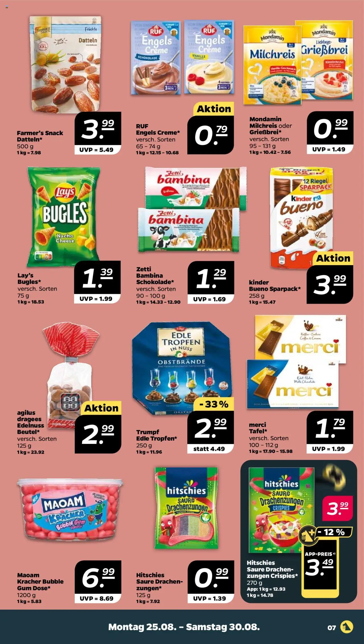 Netto Prospekt 	 - gültig ab dem 25.08.2025 | Seite: 7 | Produkte: Merci, Schokolade, Creme
