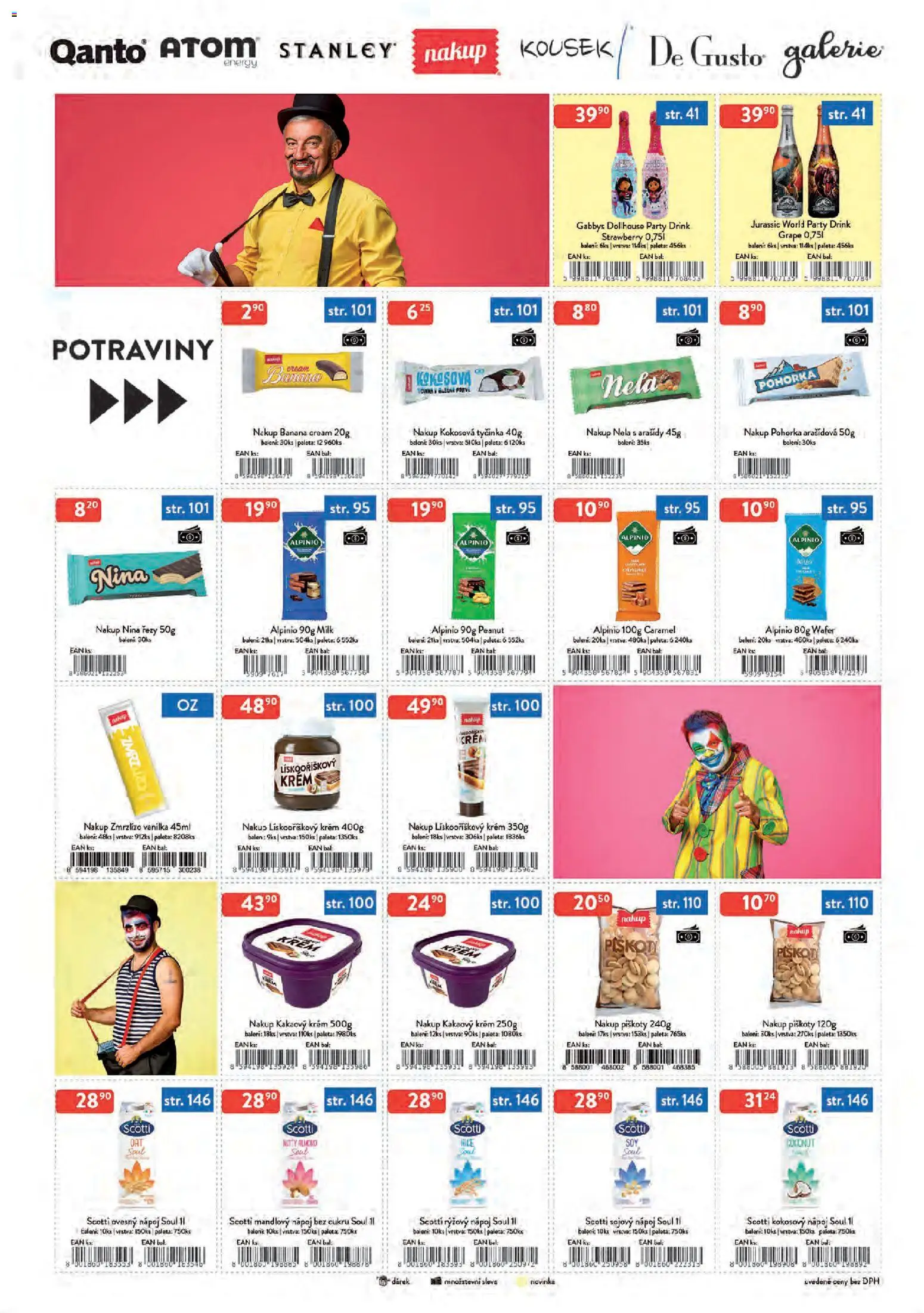 Astur & Qanto leták - Velkoobchod 05/2026 od 01.05.2026 | Strana: 6 | Produkty: Krém, Arašídy, Sójový nápoj, Balón