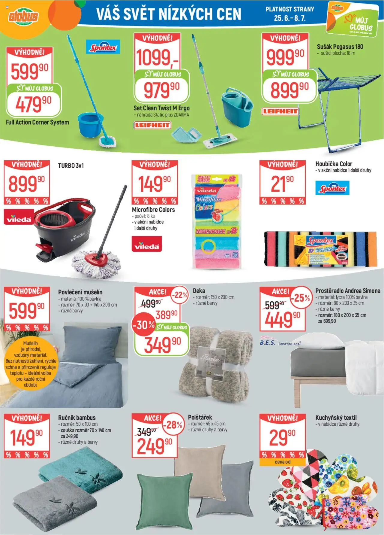 Globus leták od 25.06.2025 | Strana: 36 | Produkty: Ručník, Globus, Leifheit, Barvy
