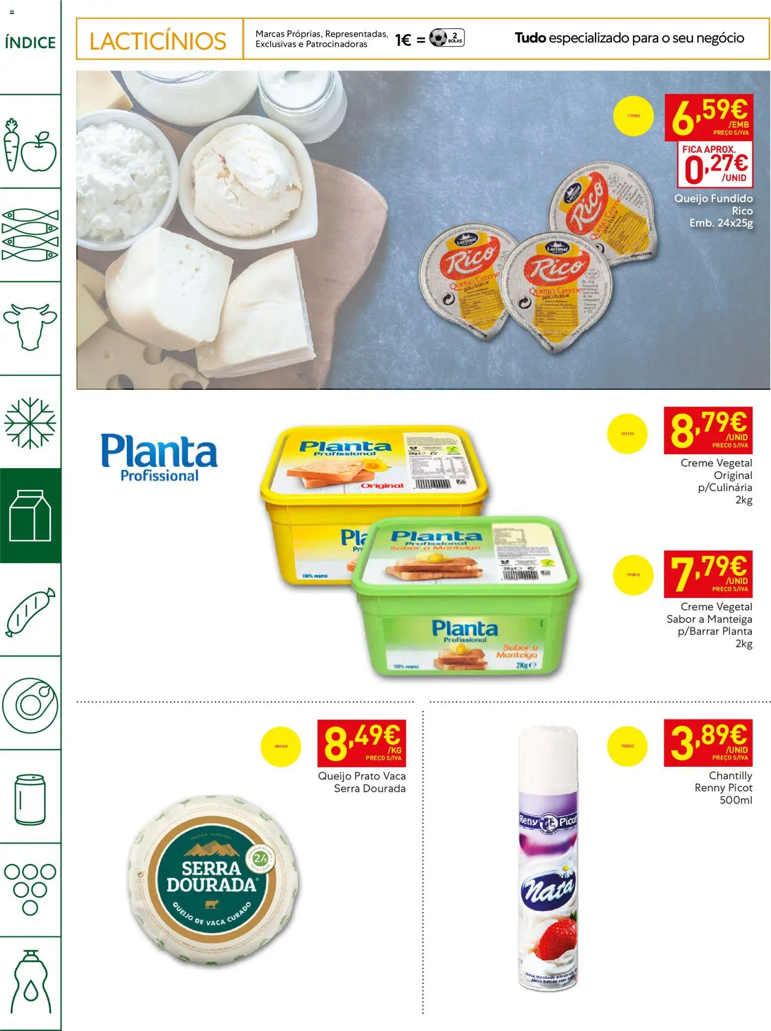 Recheio - Horeca Bons Negócios Madeira │ válido de 21.04.2026 | Página: 16 | Produtos: Dourada, Chantilly, Manteiga, Nata