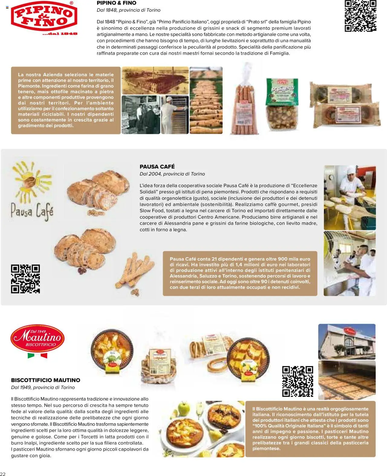 Volantino Ipercoop del 02.10.2025 | Pagina: 22 | Prodotti: Pane, Caffè, Burro, Mais