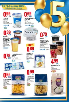 Eurospin katalog | vrijedi od 06.08.2025 | Stranica: 9 | Proizvodi: Jogurt, Čokolada, Tjestenina, Ledena kava