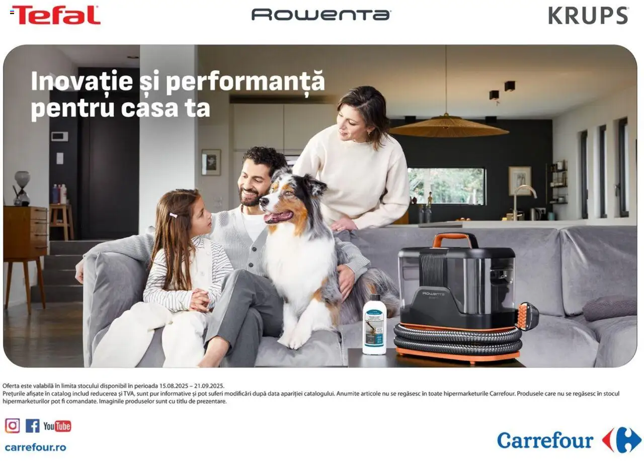 Carrefour catalog - Inovaţie și performanţă pentru casa ta – valabil de la 15.08.2025 | Pagină: 1