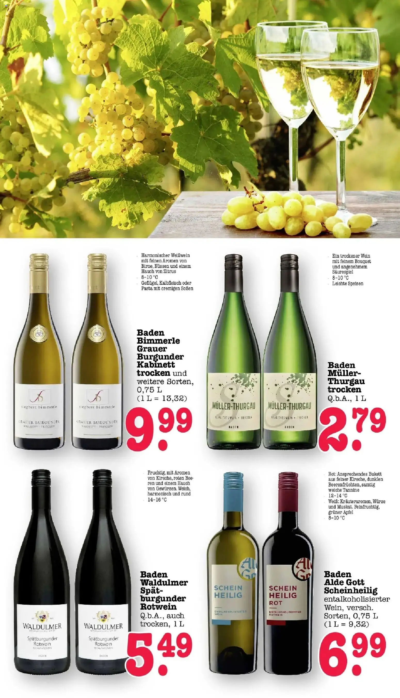 Angebote – gültig ab 23.03.2026 | Seite: 51 | Produkte: Weißwein, Rotwein, Äpfel, Pasta