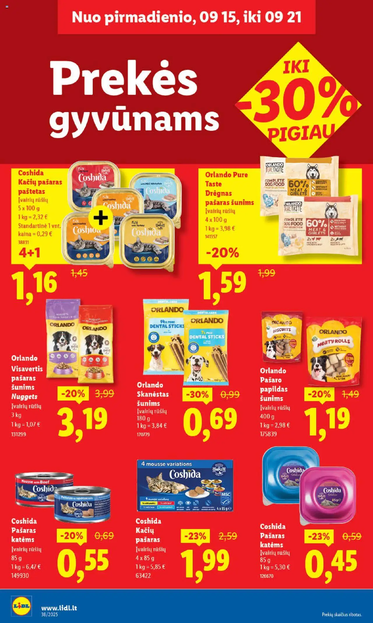 LIDL akcijos nuo 15.09.2025 | Puslapis: 36