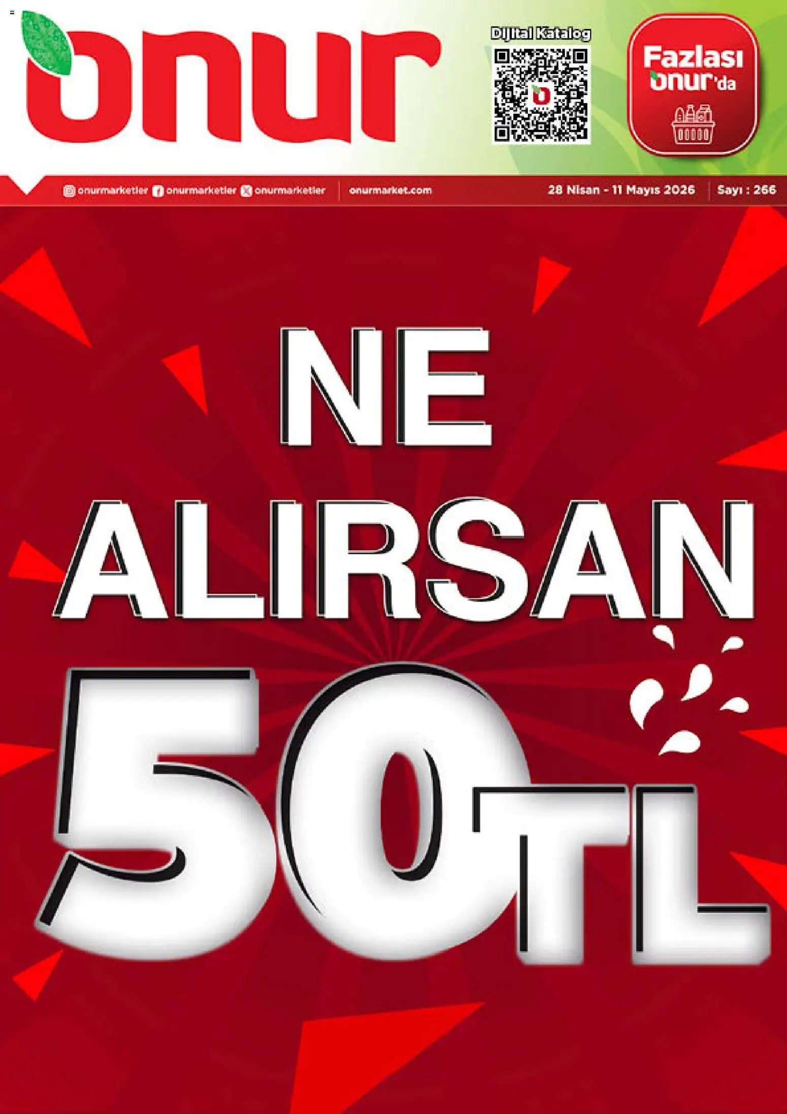 Onur Market Katalog - 28.04.2026 tarihinden itibaren geçerlidir | Sayfa: 1