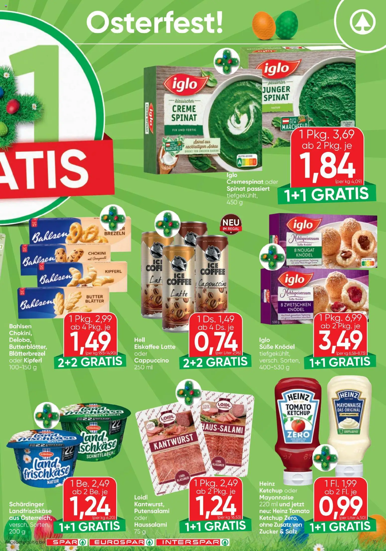 Spar - Flugblatt gültig ab 12.03.2026 | Seite: 11 | Produkte: Mayonnaise, Salz, Zucker, Regal