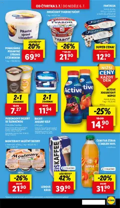 Lidl leták od 03.07.2025 | Strana: 15 | Produkty: Jogurt, Puding, Pomazánka, Cottage