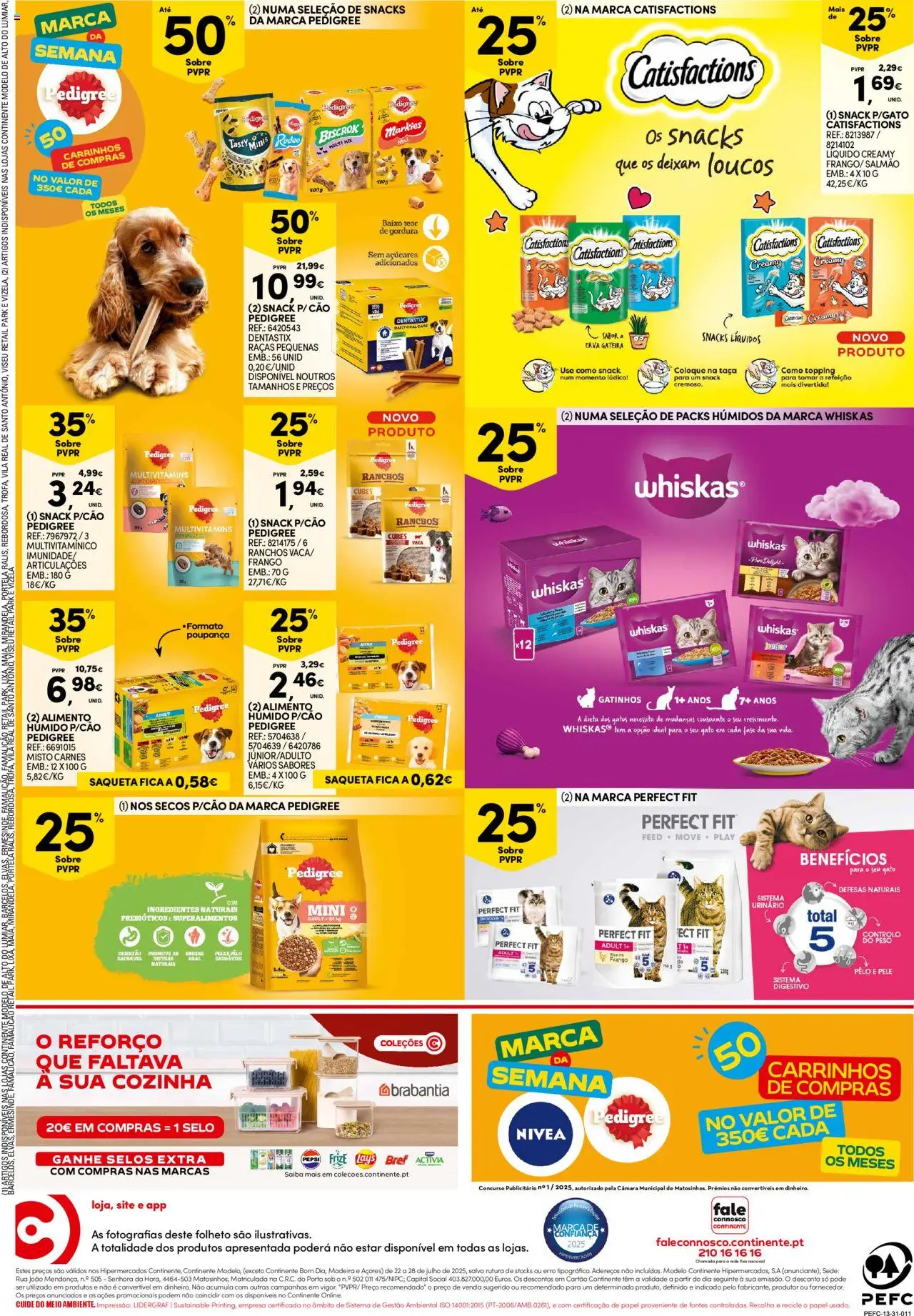 Continente folheto │ válido de 22.07.2025 | Página: 52 | Produtos: Frango, Salmão