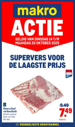Makro - Versdeals - Voorbeeld van een folder van Makro, geldig van 14.10.2025