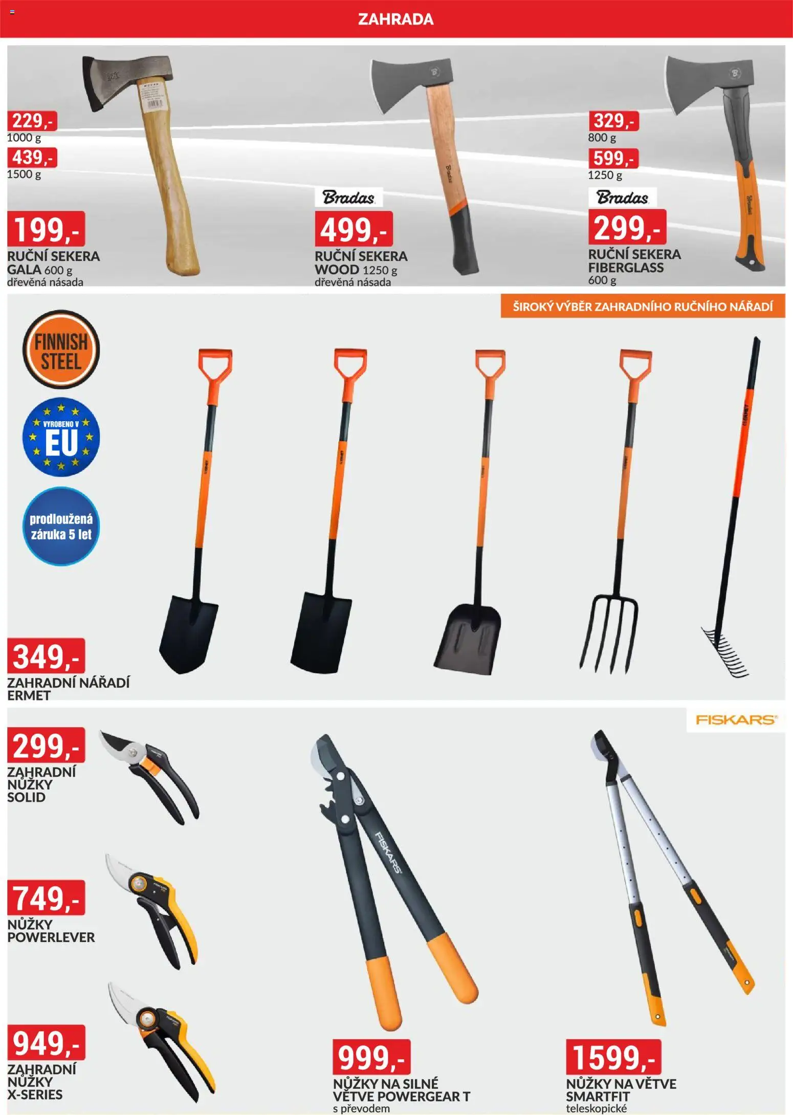 BAUMAX leták od 01.02.2026 | Strana: 35 | Produkty: Sekera, Zahrada, Zahradní nůžky, Nářadí