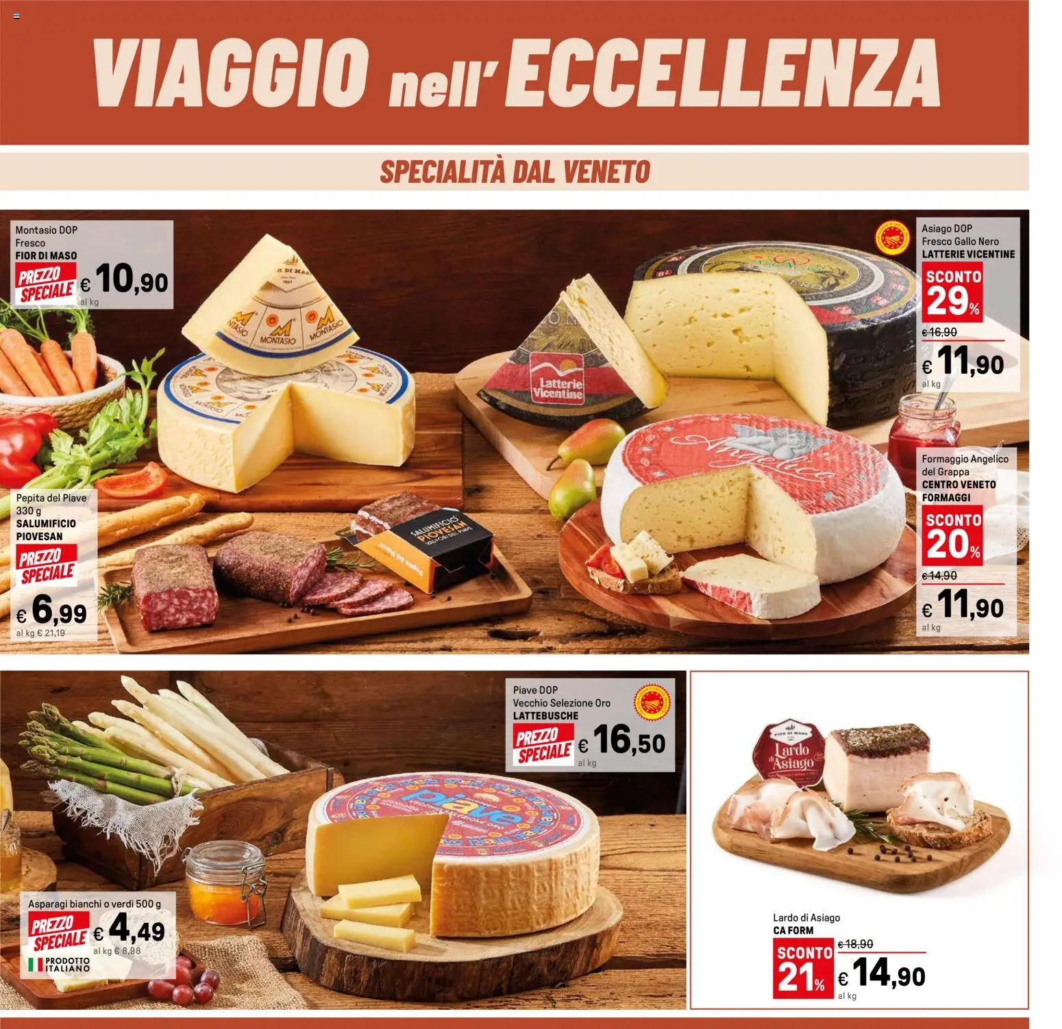 Volantino Iper del 19.03.2026 | Pagina: 7 | Prodotti: Formaggio, Asparagi, Grappa