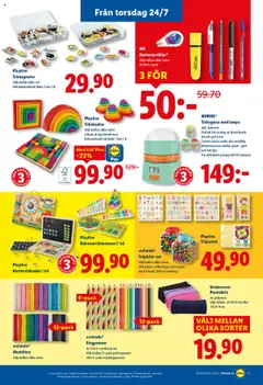 Lidl reklamblad aktuell från 21.07.2025 | Sida: 20 | Produkter: Batterier, Lampa, Ljus, Spel