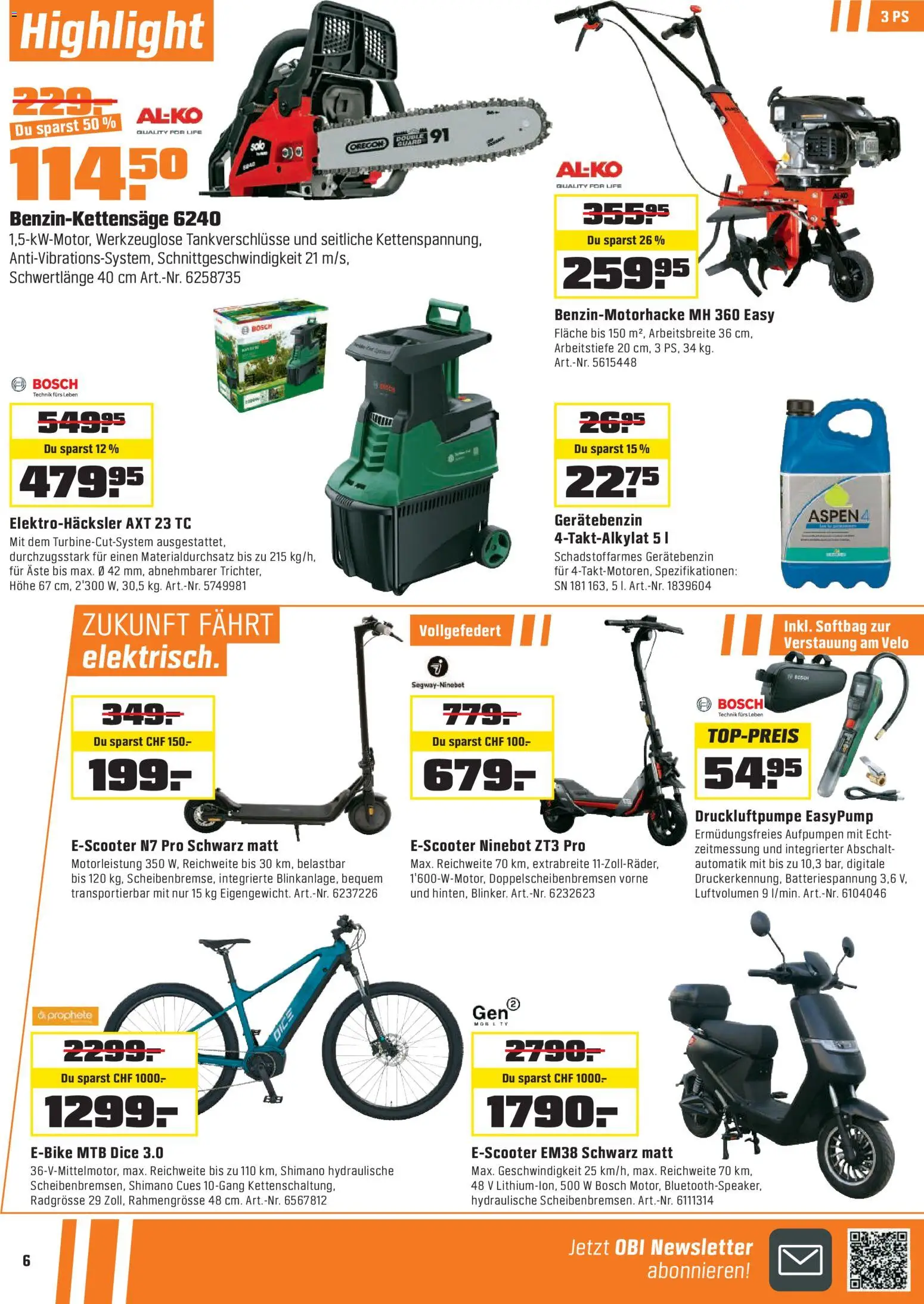 OBI - BIBERSTARKE Angebote bei OBI. – gültig ab 14.02.2026 | Seite: 6 | Produkte: Bosch