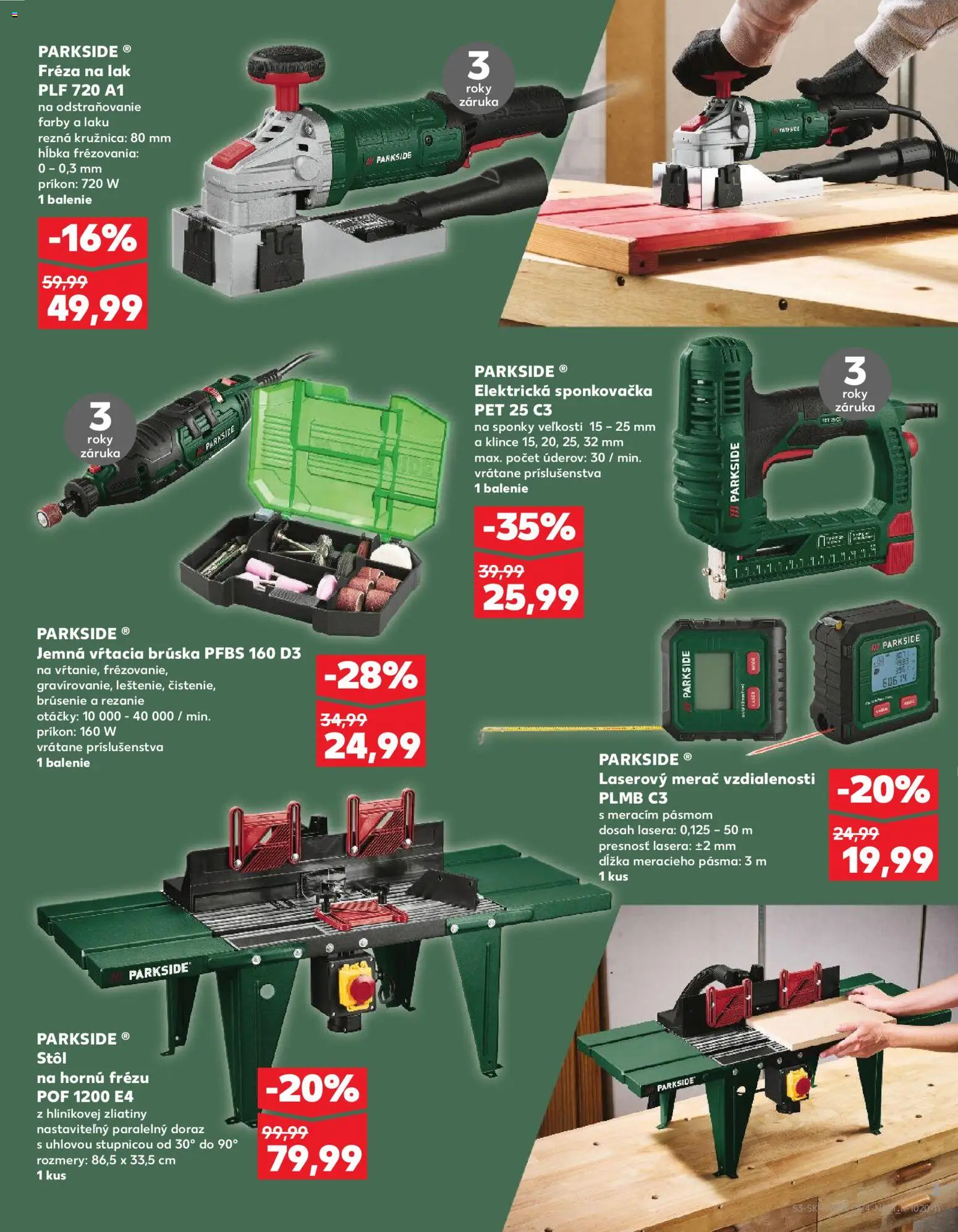 Kaufland SK akciós ujság - amely érvényes a következő dátumtól: 16.04.2026 | Oldal: 3 | Termékek: Parkside