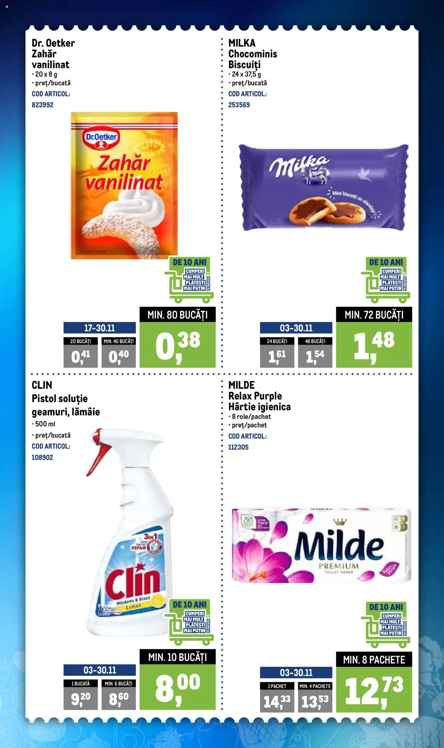 Noul catalog Metro – valabil de la 24.11.2025 | Pagină: 4 | Produse: Biscuiți, Zahăr, Lămâie