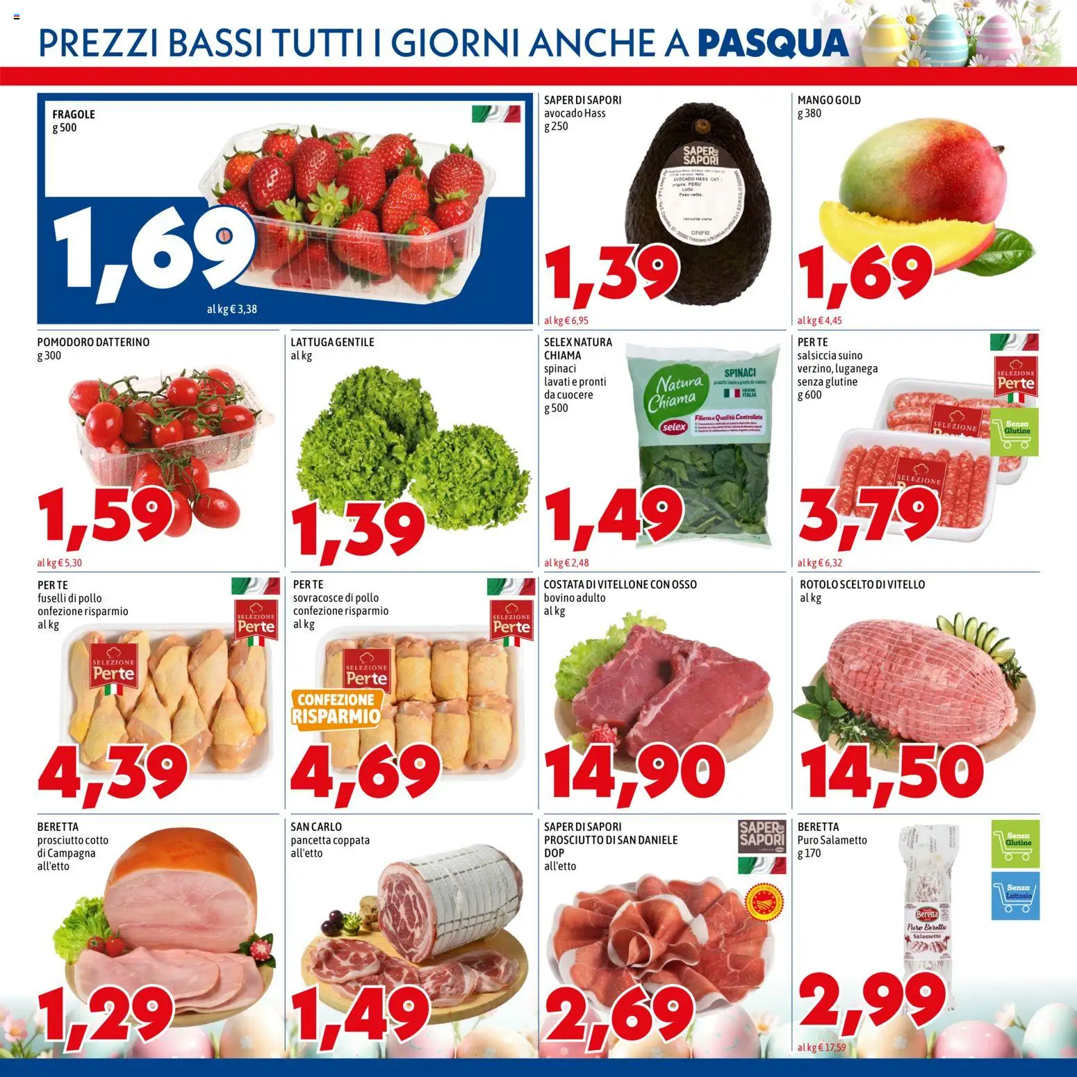 Volantino Mega del 26.03.2026 | Pagina: 5 | Prodotti: Bovino, Pancetta, Avocado, Vitello