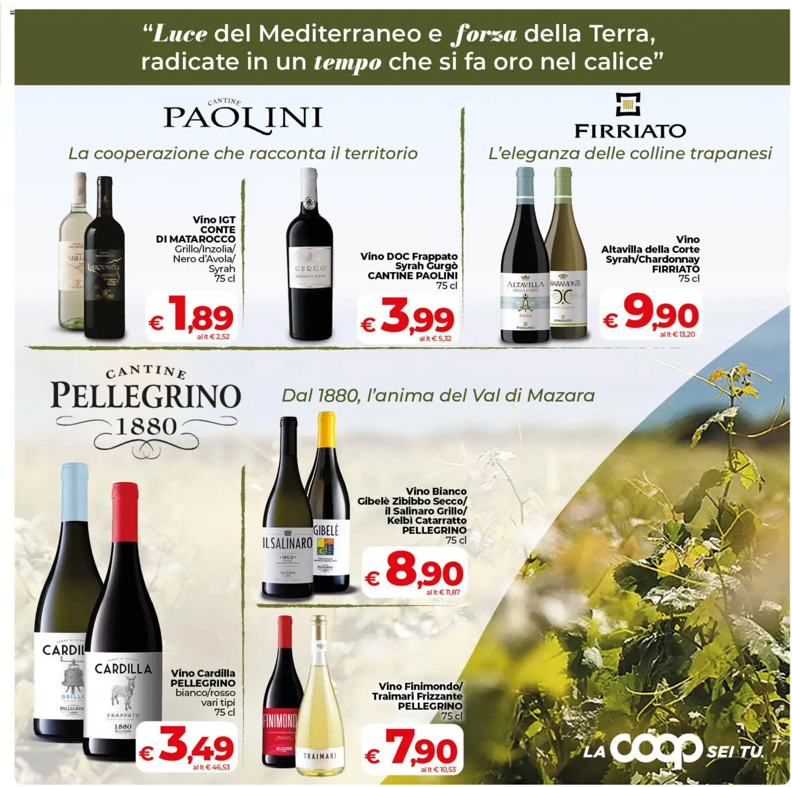 Volantino COOP del 29.01.2026 | Pagina: 18 | Prodotti: Calice, Vino, Vino bianco