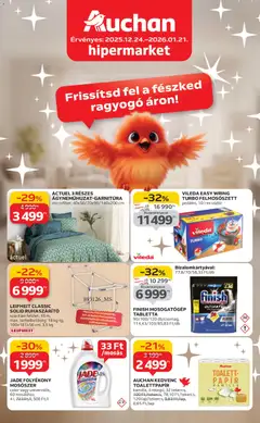 Auchan - Fehér hetek hipermarket ajánlataink - amely érvényes a következő dátumtól: 24.12.2025