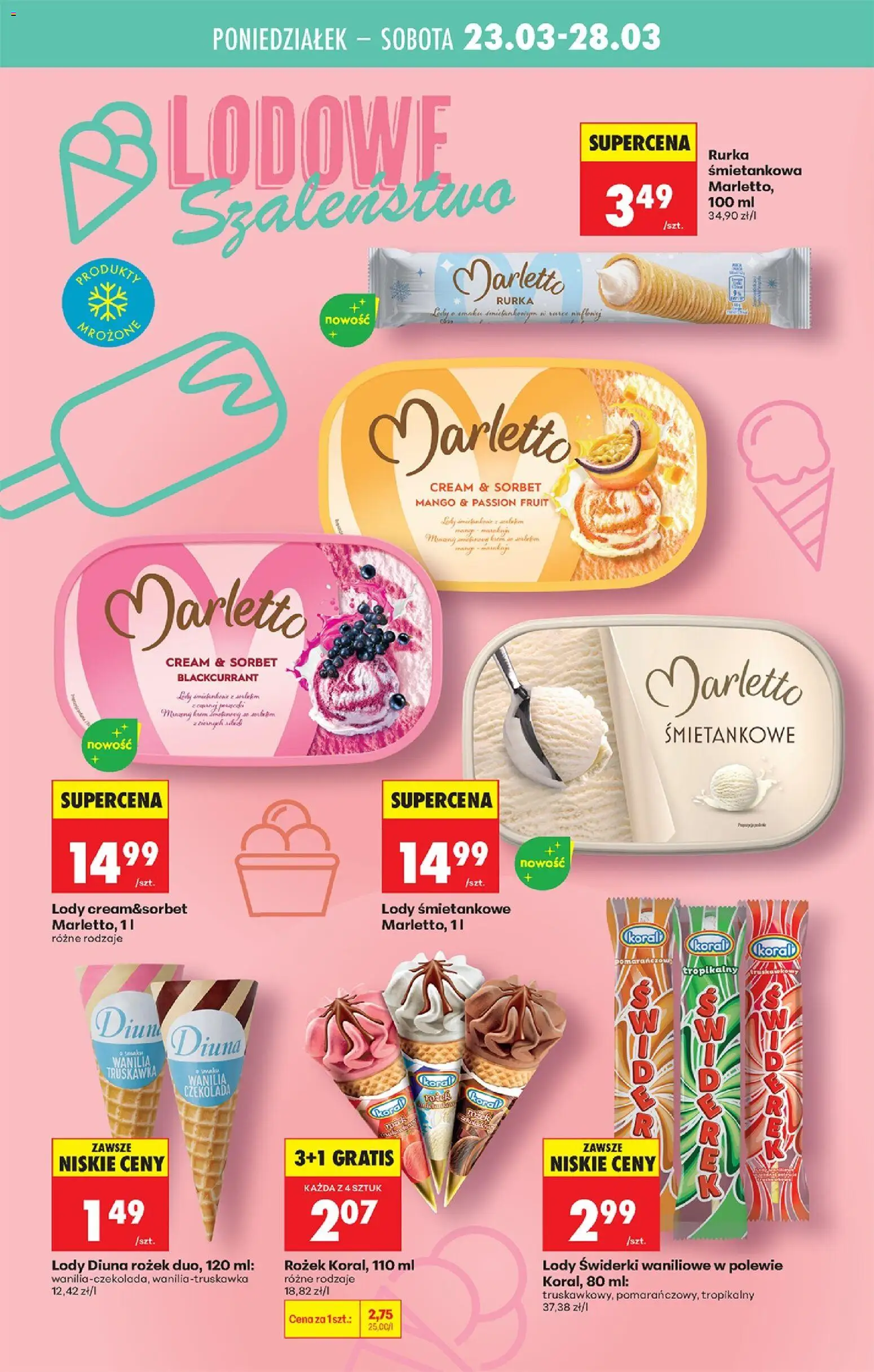 Biedronka Polsko leták od 23.03.2026 | Strana: 64 | Produkty: Mango, Sorbet