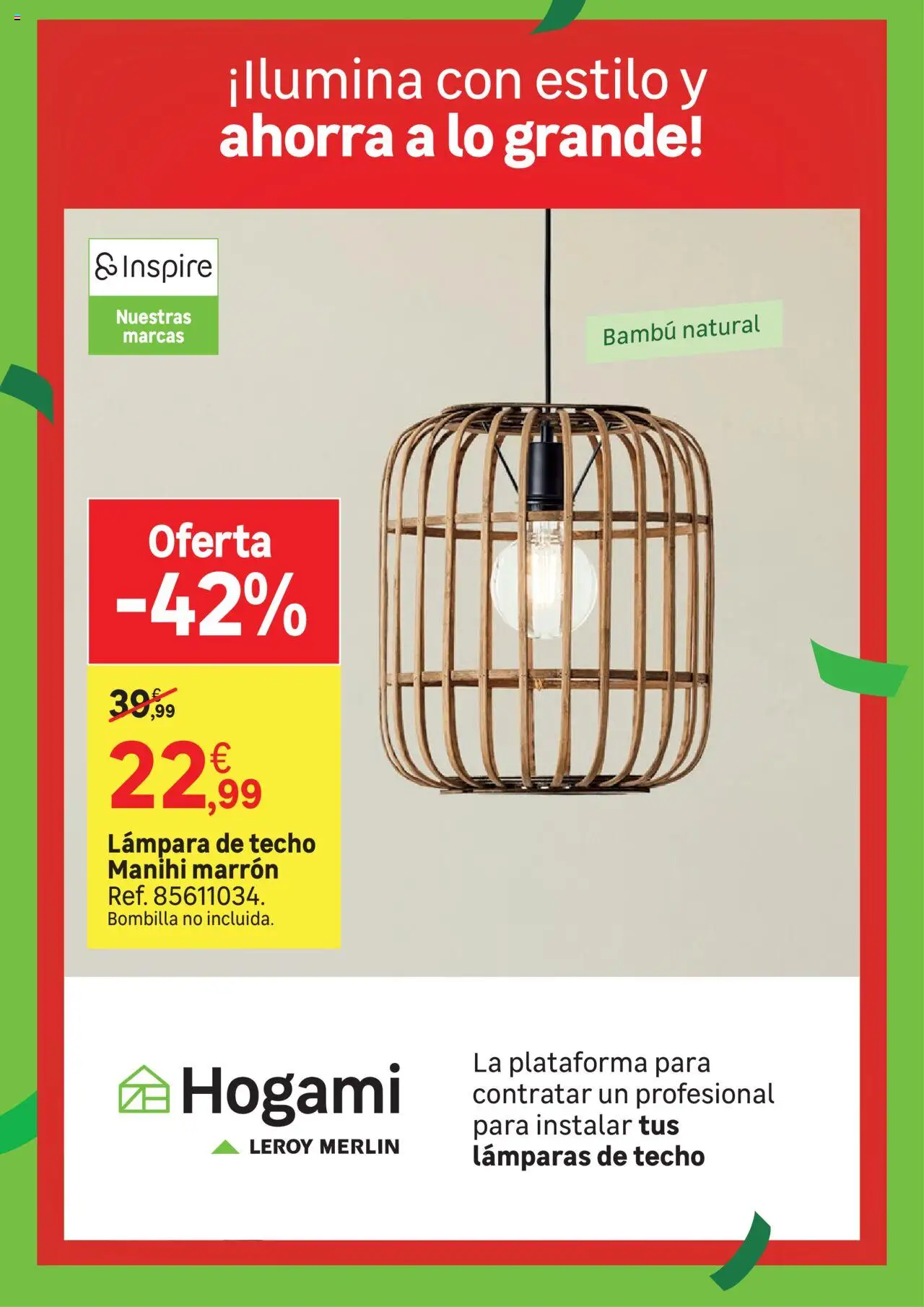 Leroy Merlin catálogo │ válido desde el 24.06.2025 | Página: 83 | Productos: Lámpara de techo, Bombilla, Απορρυπαντικό ρούχων σε σκόνη, Lámpara
