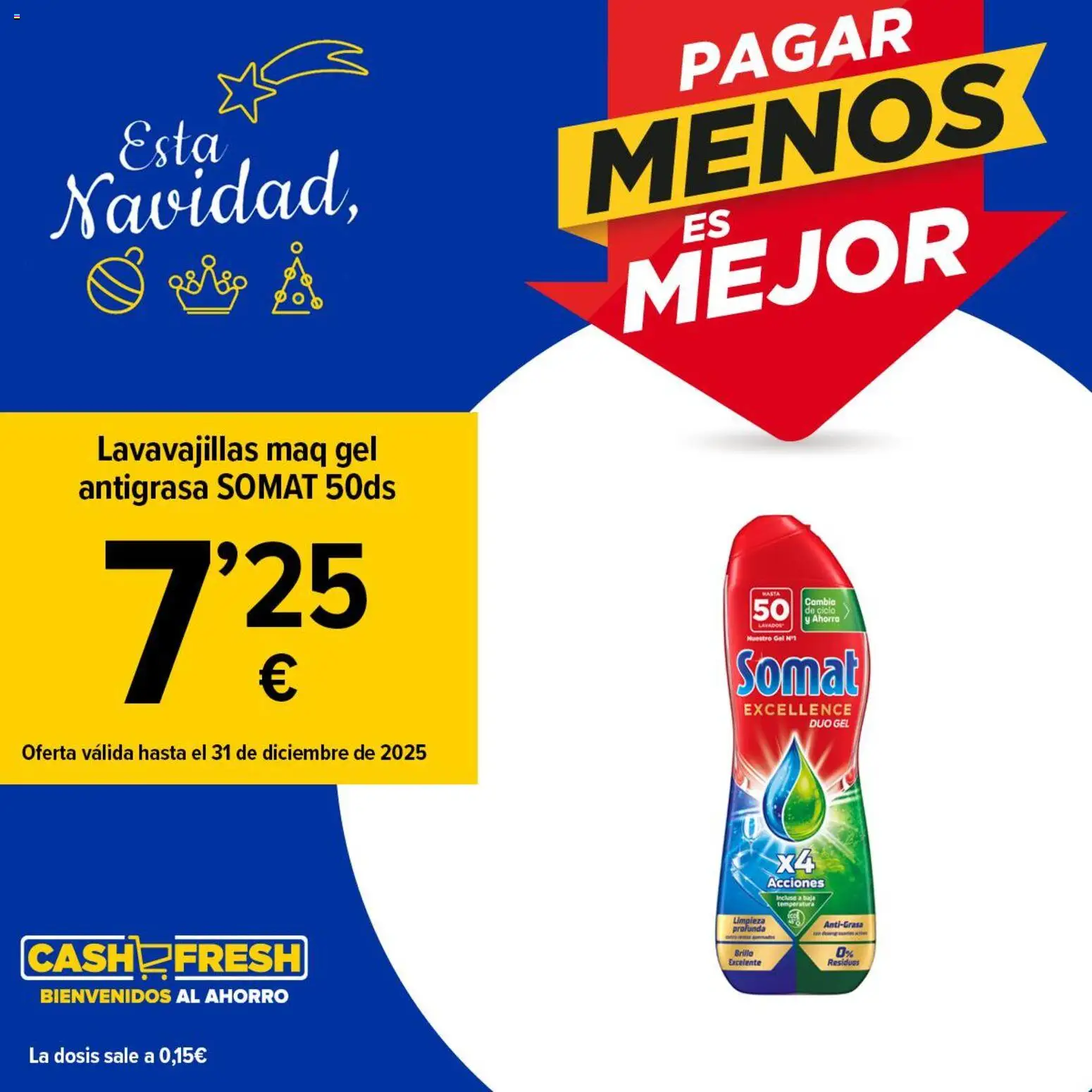 Cash Fresh folleto │ válido desde el 22.12.2025 | Página: 2 | Productos: Σφουγγαρίστρα, Lavavajillas