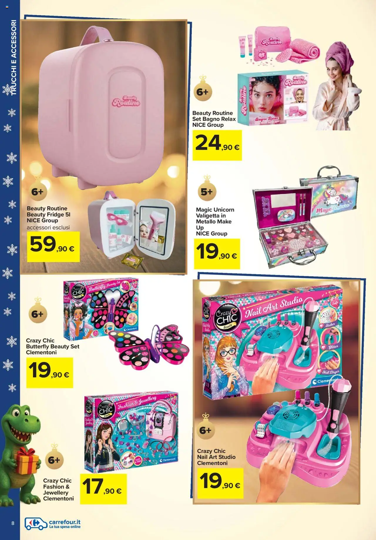 Volantino Carrefour del 24.10.2025 | Pagina: 8 | Prodotti: Valigetta, Bagno