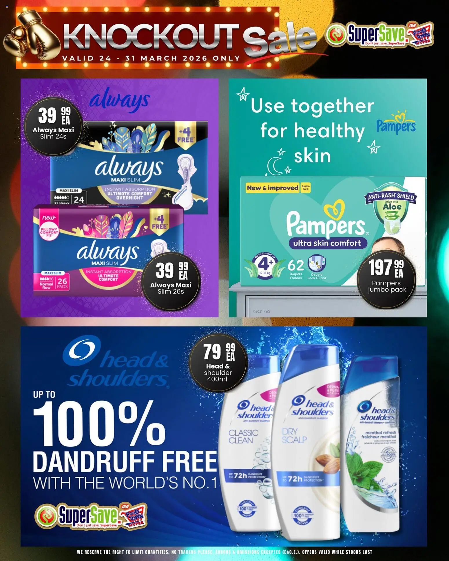 New Super Save catalogue – valid from 24.03.2026 | Page: 52 | Products: Pads, Lotion