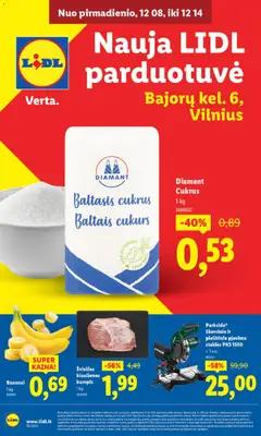 LIDL leidinys galioja nuo 08.12.2025