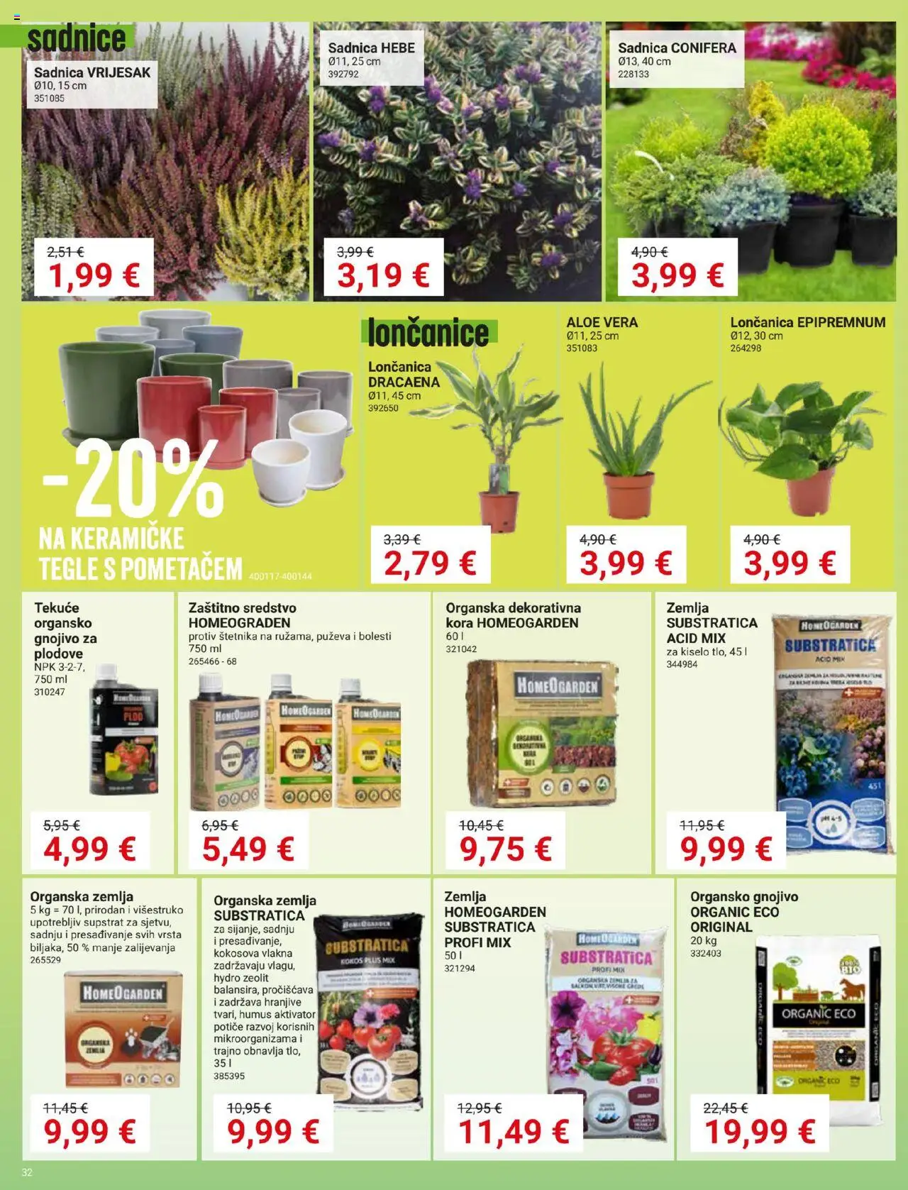 Pevex katalog | vrijedi od 28.08.2025 | Stranica: 32 | Proizvodi: Humus