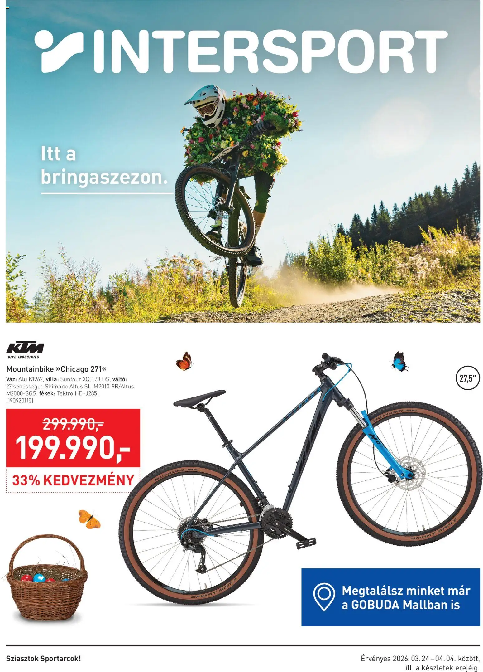 Intersport akciós ujság - amely érvényes a következő dátumtól: 24.03.2026 | Oldal: 1