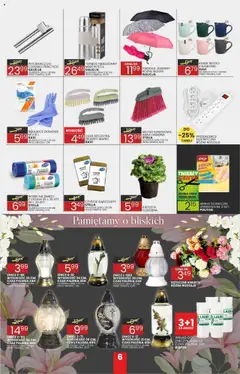Pogląd oferty "Wafelek Gazetka" - ważna od 13.10.2025 | Strona: 6 | Produkty: Kapusta, Parasol, Przedłużacz, Kwiaty