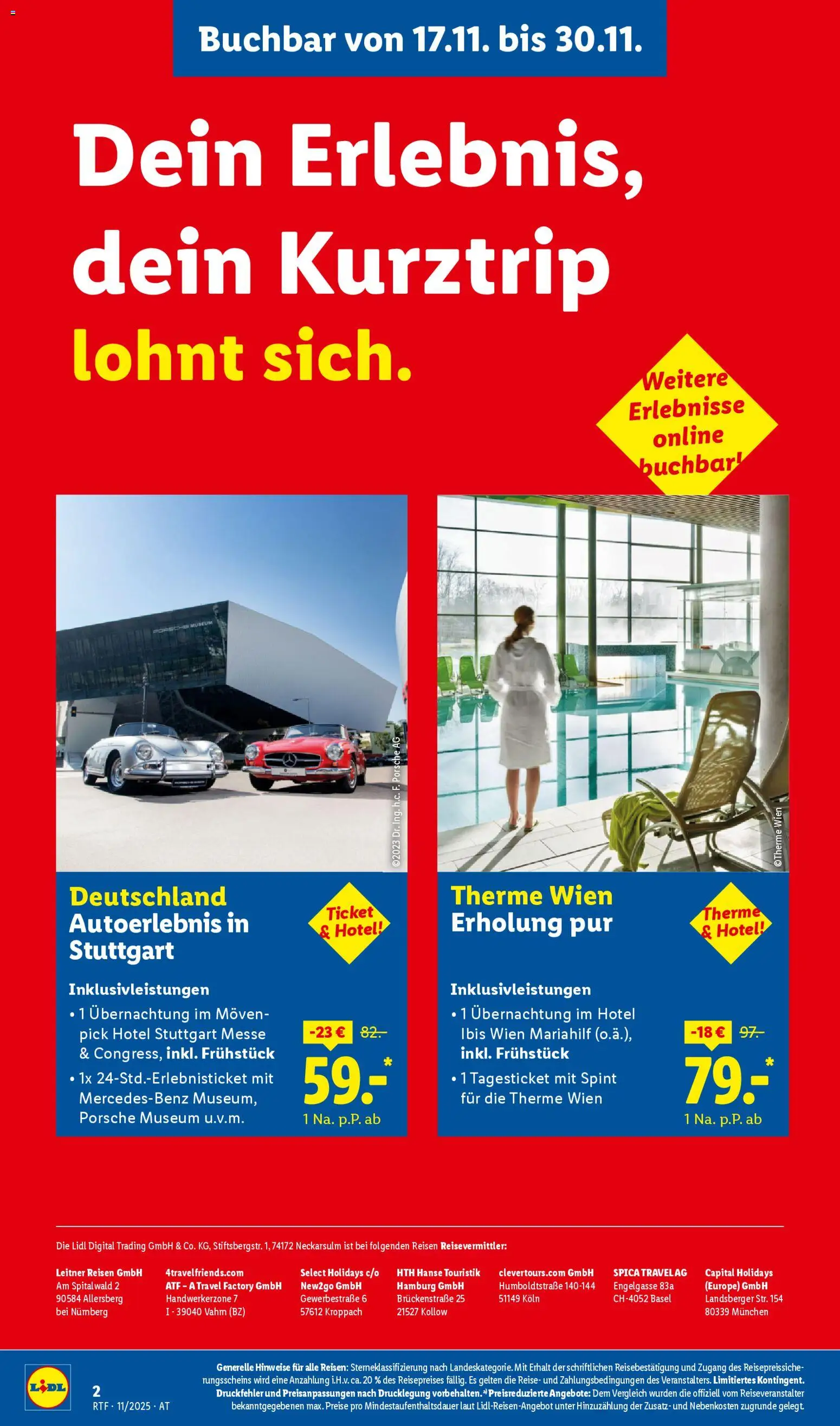 Lidl Reise - Highlights gültig ab 12.11.2025 | Seite: 2