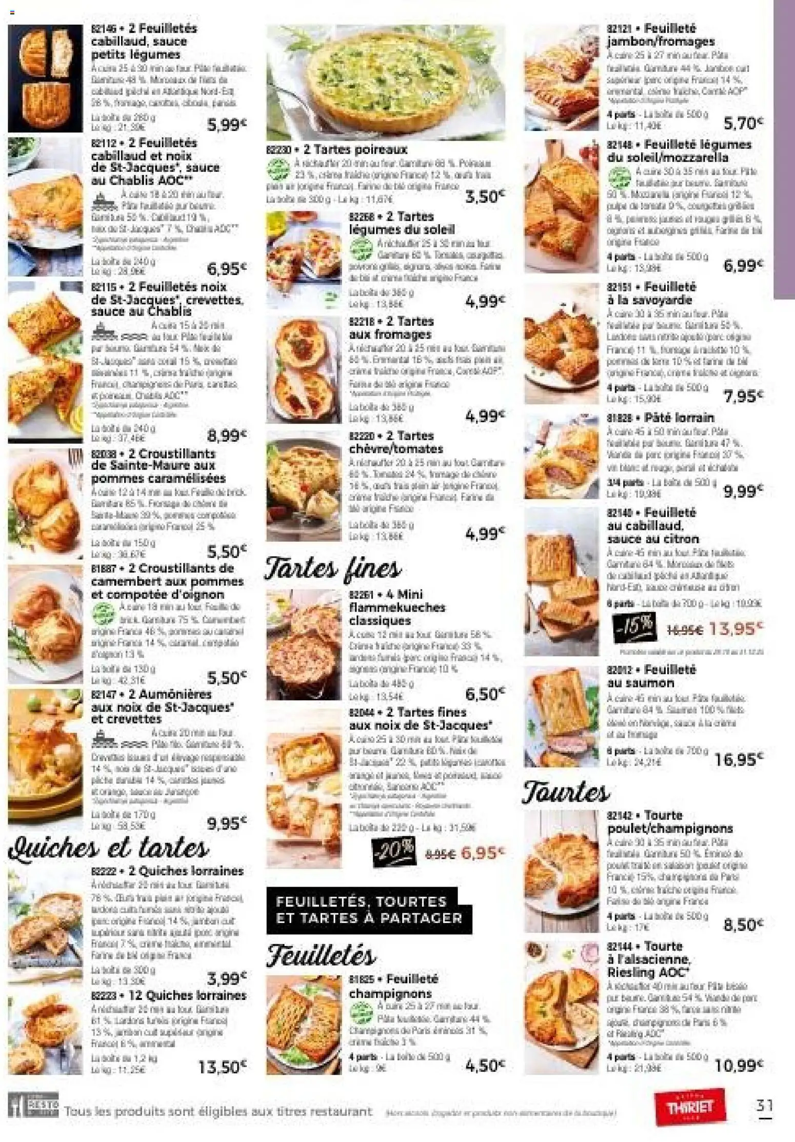 {H1} | Page: 31 | Produits: Citron, Crevettes, Pommes, Camembert