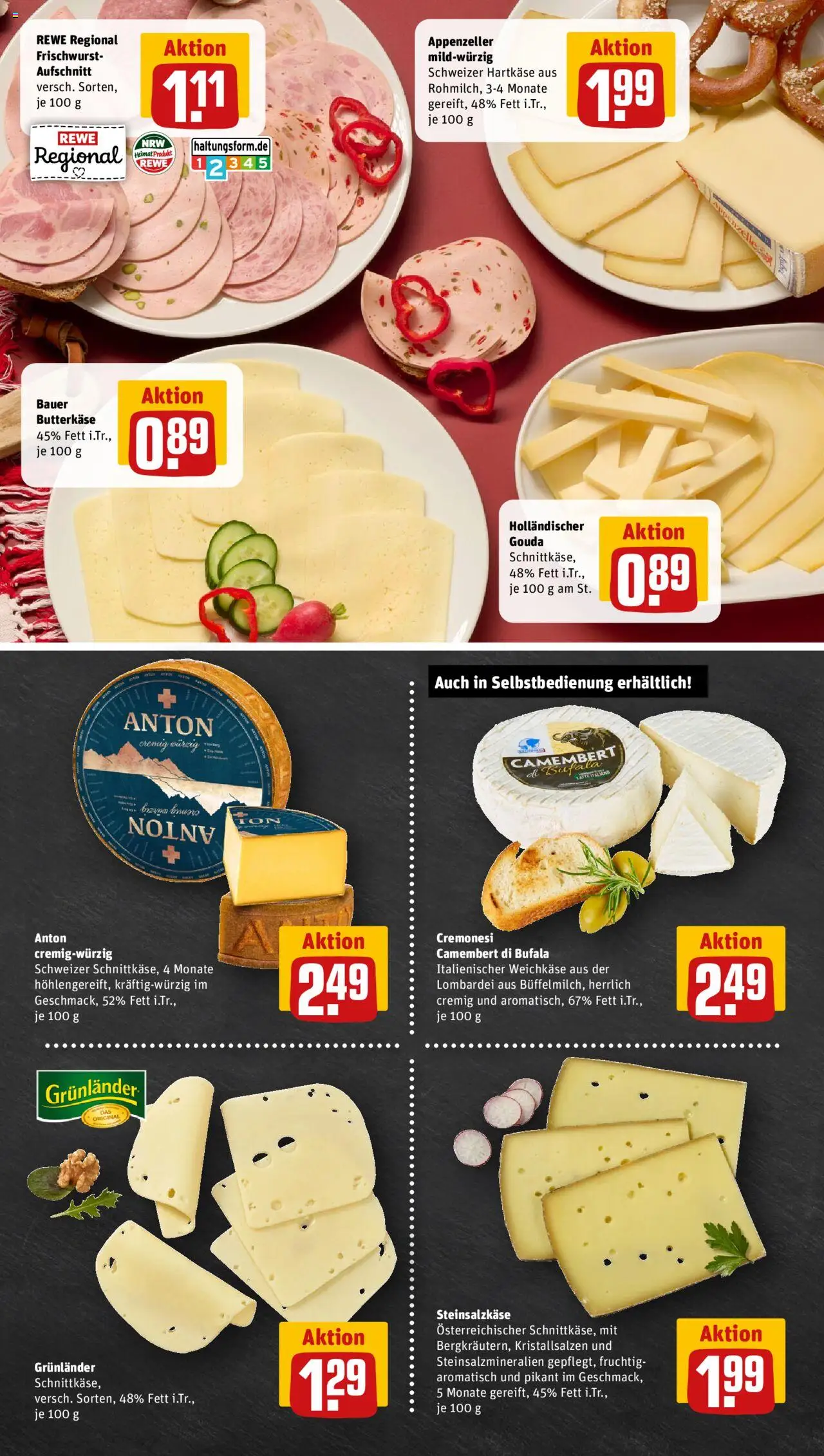 Rewe ihr Kaufpark Prospekt 	 - gültig ab dem 11.08.2025 | Seite: 9 | Produkte: Gouda, Grunlander