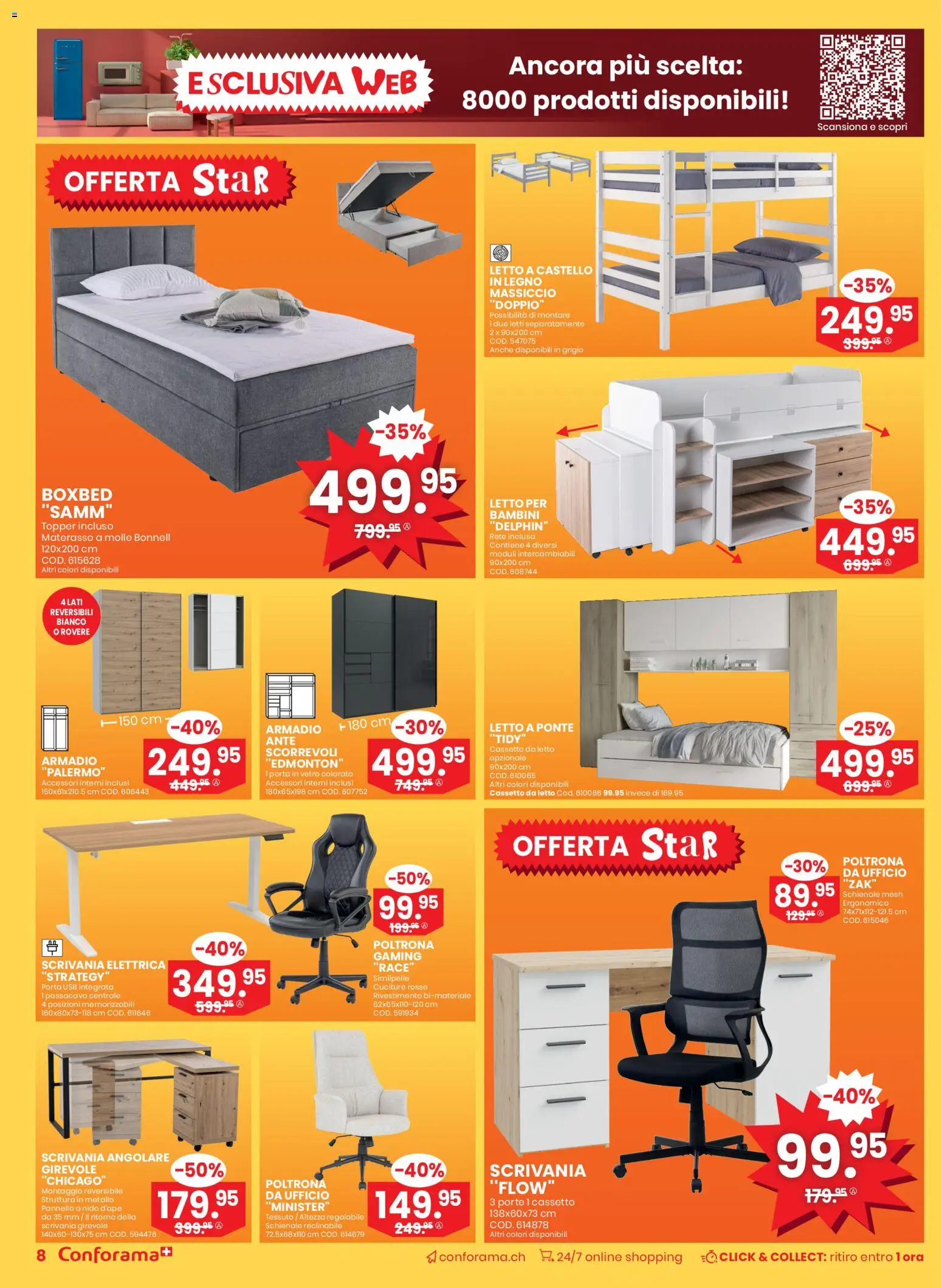 Conforama Aktionen IT – gültig ab 10.12.2025 | Seite: 8 | Produkte: Topper, Usb