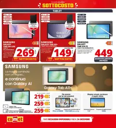 Anteprima del volantino Volantino Comet	 valido a partire dal 12.12.2025 | Pagina: 22 | Prodotti: Samsung Galaxy, Tablet, Audio, Samsung