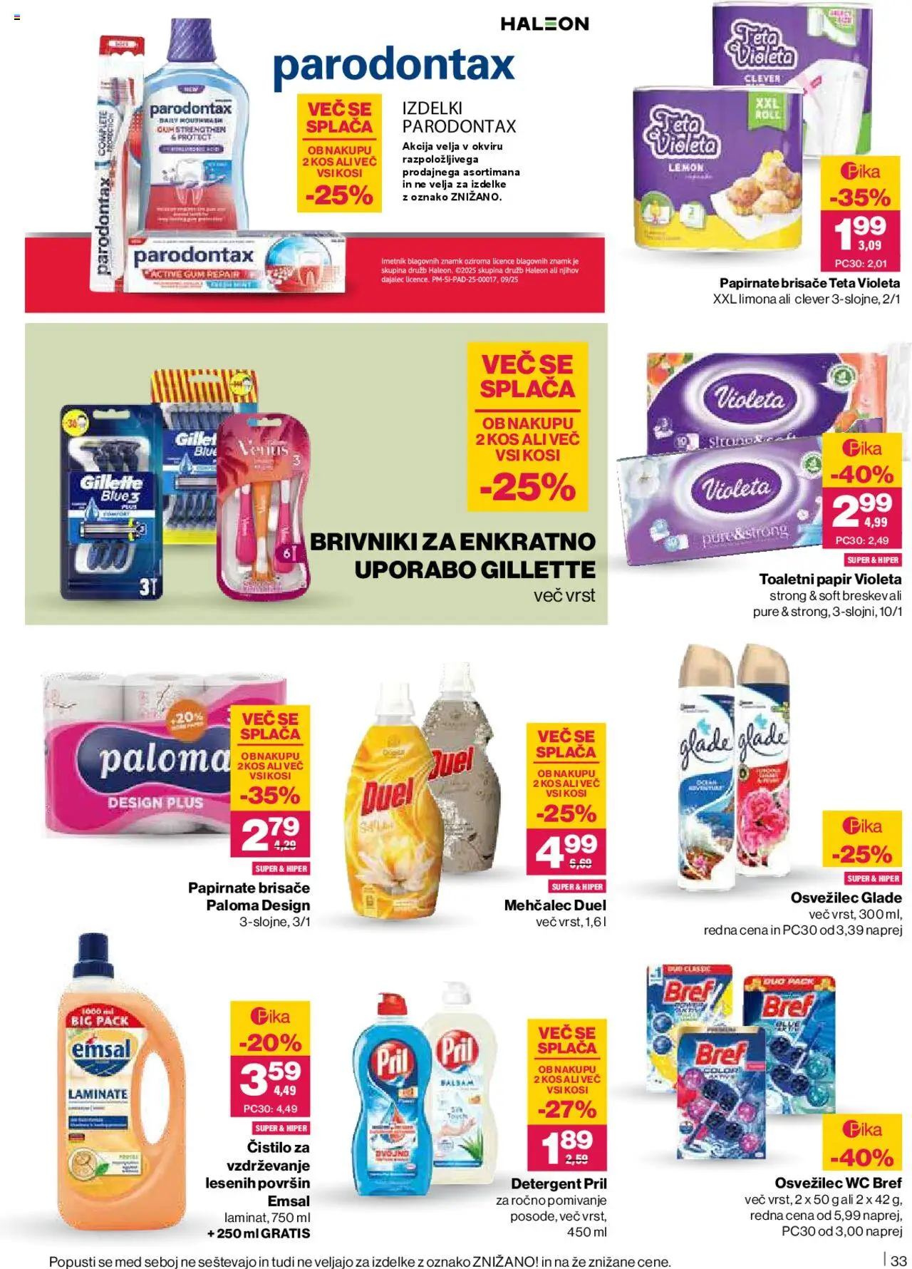 Novi Mercator katalog ponudbe – veljaven od 16.10.2025 | Stran: 35 | Izdelki: Mehčalec, Kos, Detergent, Limona