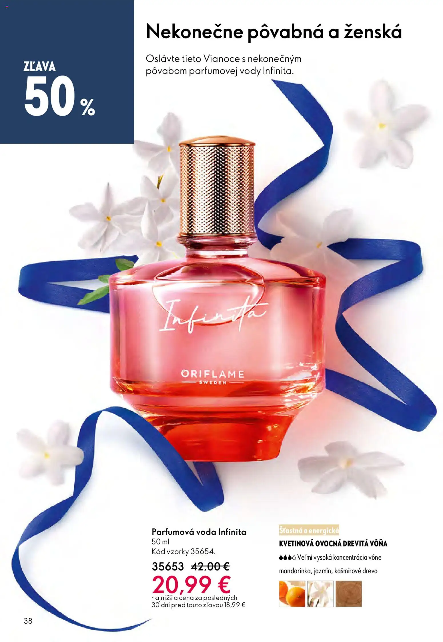 Nové Oriflame akcie – leták je platný od 03.12.2025 | Strana: 38 | Produkty: Voda