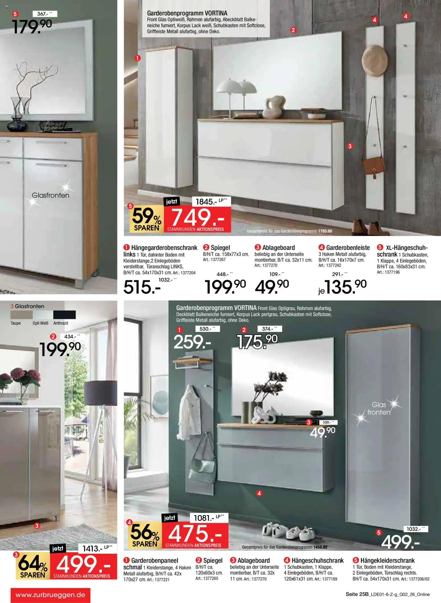 Zurbrüggen Große Marken-Sensation – gültig ab 31.01.2026 | Seite: 31 | Produkte: Schrank, Spiegel